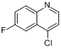 CAS:391-77-5_4-氯-6-氟喹啉的分子结构