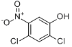 CAS:39489-77-5_2,4-二氯-5-硝基苯酚的分子结构