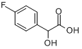 CAS:395-33-5_对氟扁桃酸的分子结构