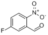 CAS:395-81-3_5-氟-2-硝基苯甲醛的分子结构