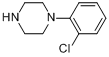 CAS:39512-50-0_1-(2-氯苯基)哌嗪的分子结构