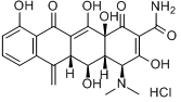 CAS:3963-45-9_盐酸美他环素的分子结构