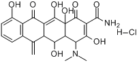 CAS:3963-95-9_盐酸甲烯土霉素的分子结构