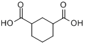 CAS:3971-31-1_1,3-环己二甲酸的分子结构