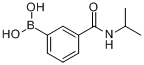 CAS:397843-69-5_3-(N-异丙基氨基羰基)苯硼酸的分子结构