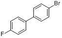 CAS:398-21-0_4-溴-4'-氟联苯的分子结构