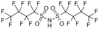 CAS:39847-39-7_N-[(九氟代丁基)磺酰基]-1,1,2,2,3,3,4,4,4-九氟代-1-丁烷磺酰胺的分子结构