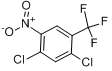 CAS:400-70-4_2,4-二氯-5-硝基三氟甲基苯的分子结构