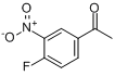 CAS:400-93-1_4'-氟-3'-硝基苯乙酮的分子结构
