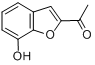 CAS:40020-87-9_2-乙酰-7-羟基苯并呋喃的分子结构
