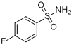 CAS:402-46-0_4-氟苯磺酰胺的分子结构