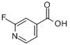 CAS:402-65-3_2-氟异烟酸的分子结构