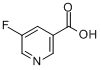 CAS:402-66-4_5-氟烟酸的分子结构