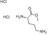 CAS:40216-82-8_L-鸟氨酸甲酯二盐酸盐的分子结构