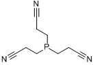 CAS:4023-53-4_三(2-氰乙基)膦的分子结构