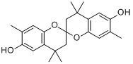 CAS:40278-59-9_7,7’-二甲基-6,6’-二羟基-4,4,4’,4’-四甲基-二-2,2’-螺苯二氢吡喃的分子结构