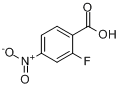CAS:403-24-7_2-氟-4-硝基苯甲酸的分子结构