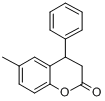 CAS:40546-94-9_6-甲基-4-苯基色满-2-酮的分子结构