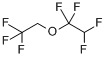 CAS:406-78-0_1,1,2,2-四氟乙基-2,2,2-三氟乙基醚的分子结构