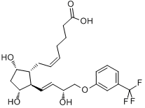 CAS:40666-16-8_氟前列醇的分子结构