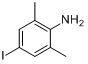 CAS:4102-53-8_4-碘-2,6-二甲基苯胺的分子结构