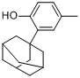 CAS:41031-50-9_2-(1-金刚烷基)-4-甲基苯酚的分子结构