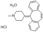 CAS:41354-29-4_盐酸赛庚啶的分子结构