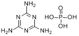 CAS:41583-09-9_三聚氰胺磷酸络合物的分子结构