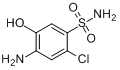 CAS:41606-65-9_4-氨基-2-氯-5-羟基苯磺酰胺的分子结构