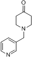 CAS:41661-57-8_1-((吡啶-3-基)甲基)-4-哌啶酮的分子结构