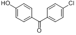 CAS:42019-78-3_4-氯-4'-羟基二苯甲酮的分子结构