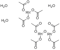 CAS:42204-14-8_醋酸铑的分子结构