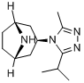CAS:423165-07-5_(1R,3s,5S)-3-(3-异丙基-5-甲基-4H-1,2,4-三唑-4-基)-8-氮杂双环[3.2.1]辛烷的分子结构