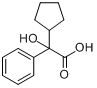 CAS:427-49-6_2-环戊基-2-羟基苯乙酸的分子结构