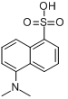 CAS:4272-77-9_5-二甲氨基-1-萘磺酸的分子结构
