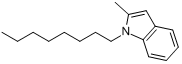 CAS:42951-39-3_1-辛基-2-甲基吲哚的分子结构
