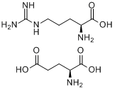 CAS:4320-30-3_L-精氨酸L-谷氨酸的分子结构