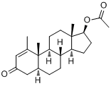 CAS:434-05-9_美替诺龙醋酸酯的分子结构