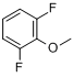 CAS:437-82-1_2,6-二氟苯甲醚的分子结构