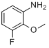 CAS:437-83-2_3-氟-2-甲氧基苯胺的分子结构