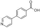 CAS:4385-76-6_4-吡啶-4-基苯甲酸的分子结构