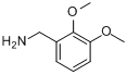 CAS:4393-09-3_2,3-二甲氧基苄胺的分子结构