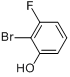 CAS:443-81-2_2-溴-3-氟苯酚的分子结构
