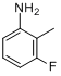 CAS:443-86-7_3-氟-2-甲基苯胺的分子结构
