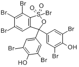 CAS:4430-25-5_四溴酚蓝的分子结构
