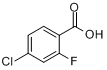 CAS:446-30-0_4-氯-2-氟苯甲酸的分子结构
