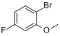 CAS:450-88-4_2-溴-5-氟苯甲醚的分子结构