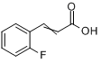 CAS:451-69-4_2-氟肉桂酸的分子结构