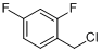 CAS:452-07-3_2,4-二氟氯苄的分子结构