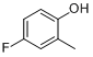 CAS:452-72-2_4-氟-2-甲基苯酚的分子结构